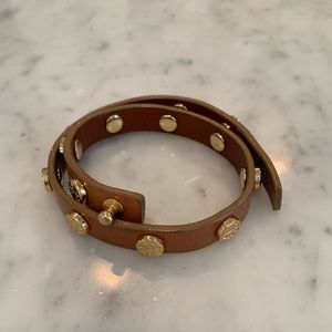 Tory Burch Wrap Studded Bracelet